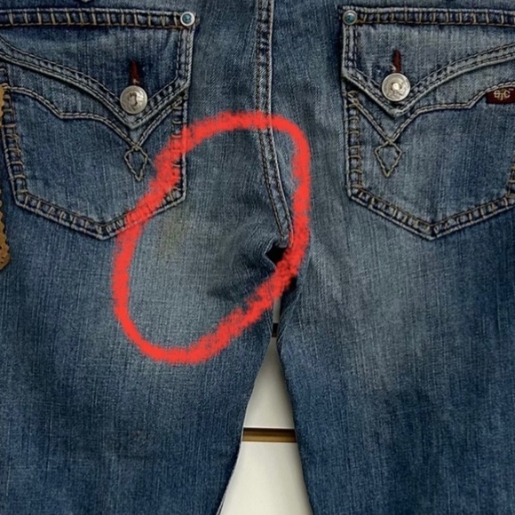 BootHeel Trading Company By Sheryl Crowe Memphis Jeans - Size 27/32 - Picture 7 of 16